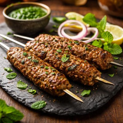 Mutton mint kebab