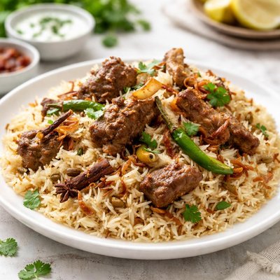 Mutton pulao