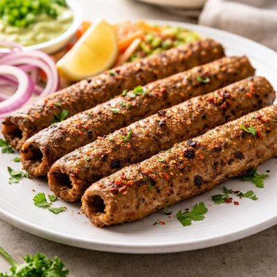Mutton seekh kebab