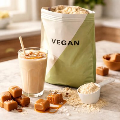 Myprotein vegan protein powder salted caramel