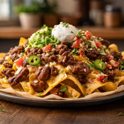 Nachos carne asada