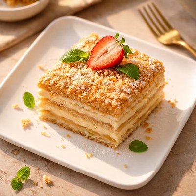 ミルフィーユケーキのスライス