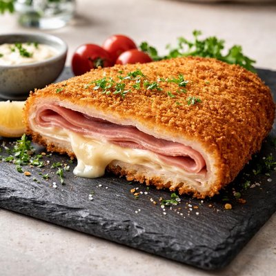 Napolitana de jamon y queso