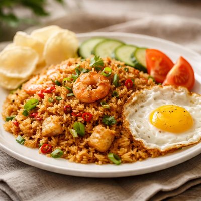 Nasi goreng rice