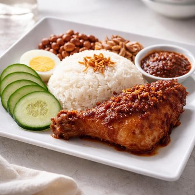 Nasi lemak ayam