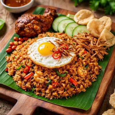 Nasi lemak goreng