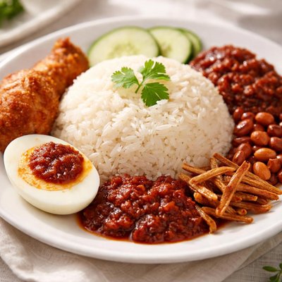 Nasi lemak arroz