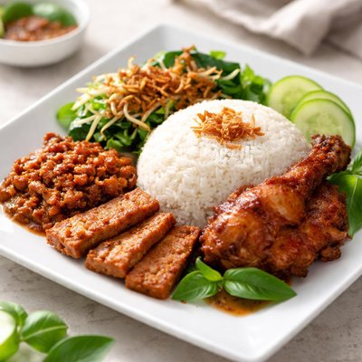 Nasi sambel pecel
