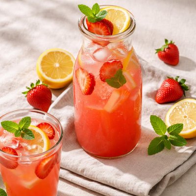Natalies strawberry lemonade