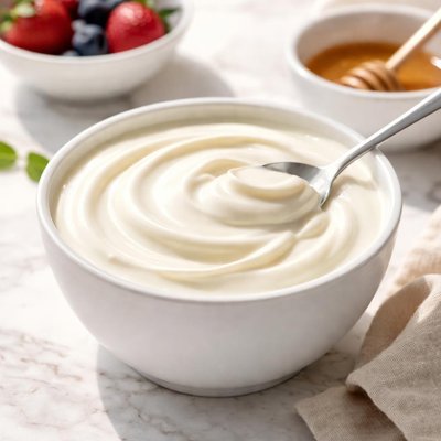 Natual whole milk yogurt