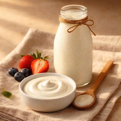 Natural drinking yogurt