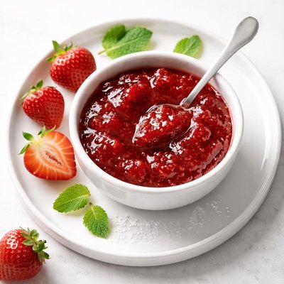 Natural strawberry jam