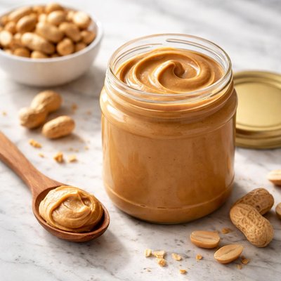 Natural unsweetened peanut butter