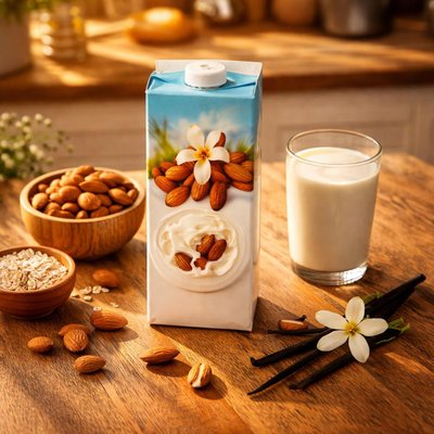 Natures heart almond milk vanilla