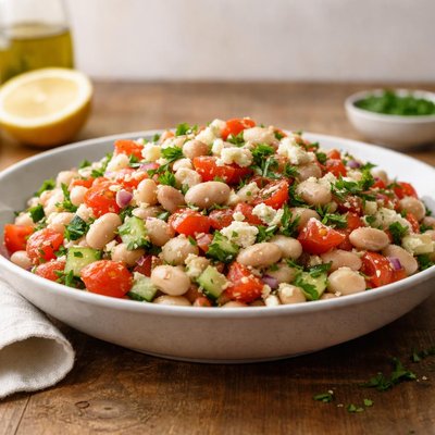 Navy bean salad