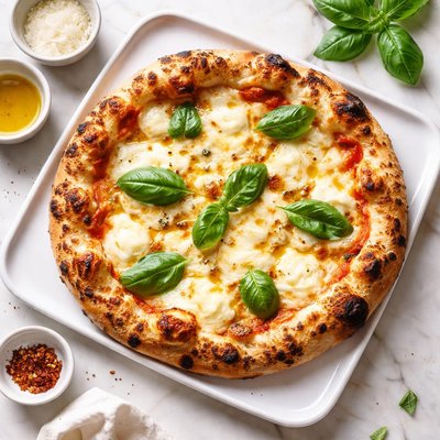 Neapolitan cheese pizza