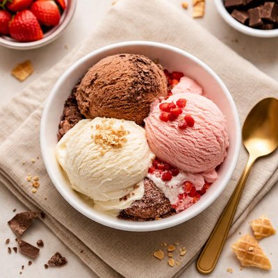 Neapolitan ice crean