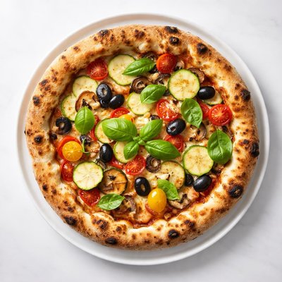 Pizza végétarienne napolitaine
