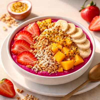 Nekter pitaya passion bowl