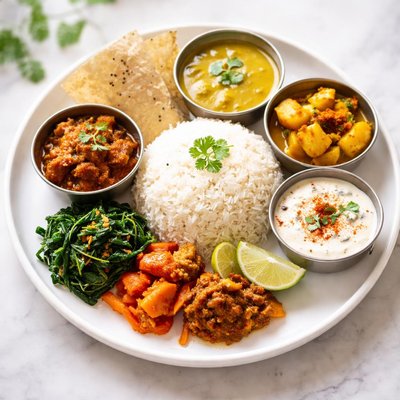 Nepali thali