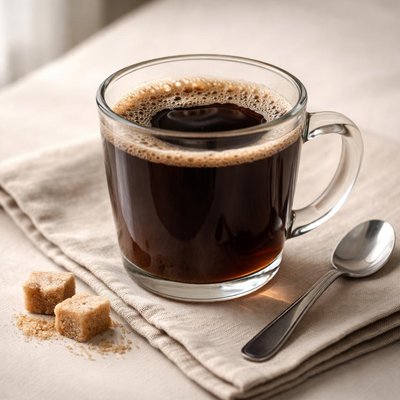 Nescafe classic black coffee with sugar