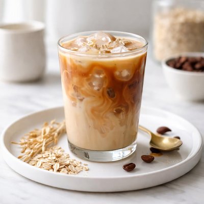 Nescafe with oat milk