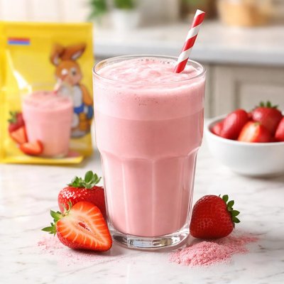Nesquick strawberry milk
