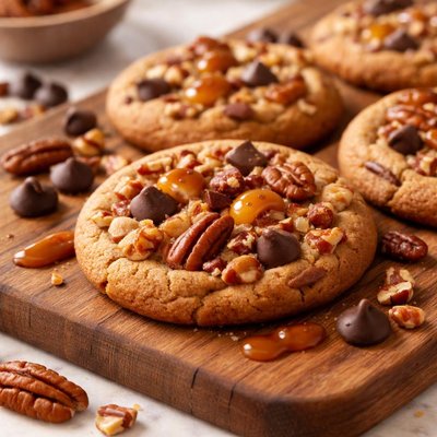 Nestle tollhouse turtle pecan cookie