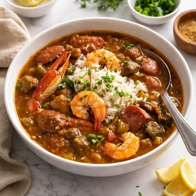 New orleans seafood gumbo