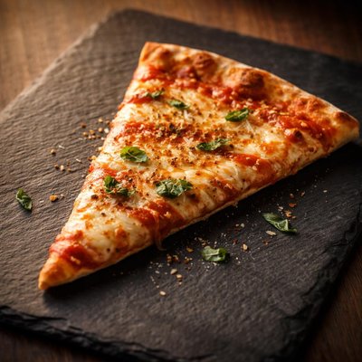 New york-style pizza slice