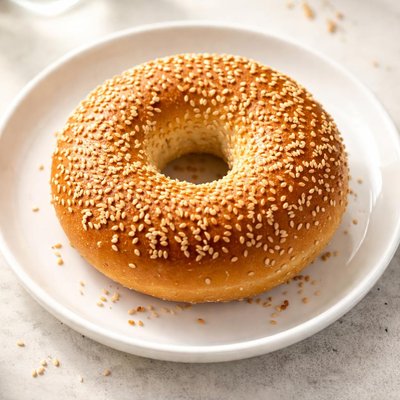 New york sesame seed bagel