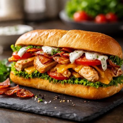 Newks chicken bacon ranch