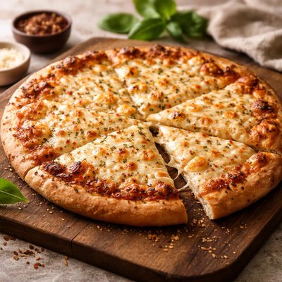 Newmanns own cheese pizza