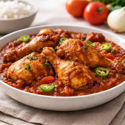 Nigerian stew with chicken