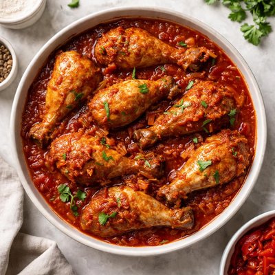 Nigerian stewed chicken