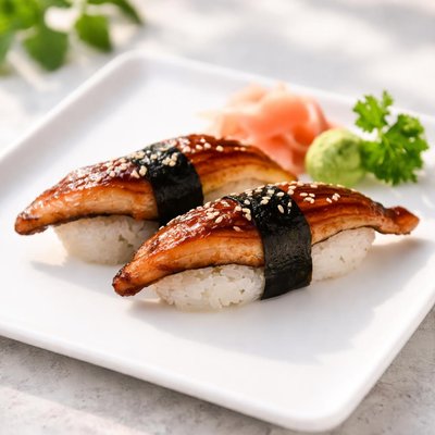 Nigiri with eel
