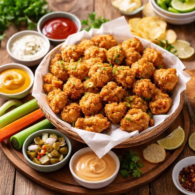 忍者鸡和朋友爆米花鸡