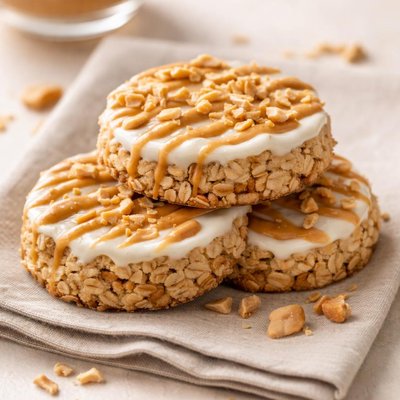 No bake yogurt peanut butter cookie