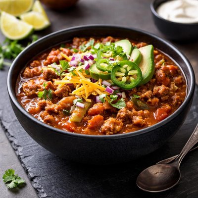 No bean turkey chili