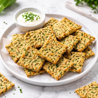 No carb zucchini crackers