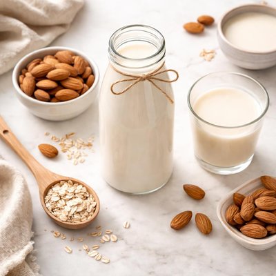 No sugar almond milk