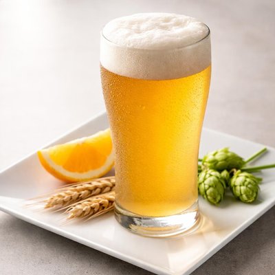 Non-alcoholic wheat beer