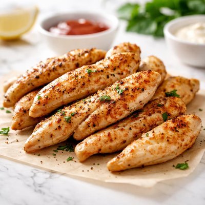 Non-breaded chicken tenders