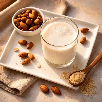 Non fat almond milk