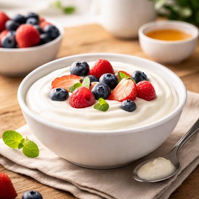 Non fat vanilla yogurt