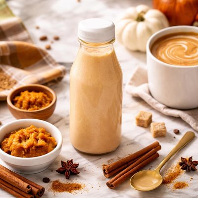 Nondairy pumpkin spice creamer