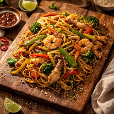 Noodle stir-fry
