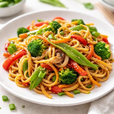 Noodles with vegetables