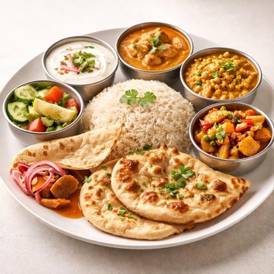 North indian thali