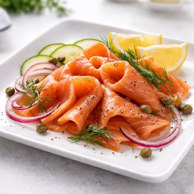 Salmón ahumado noruego